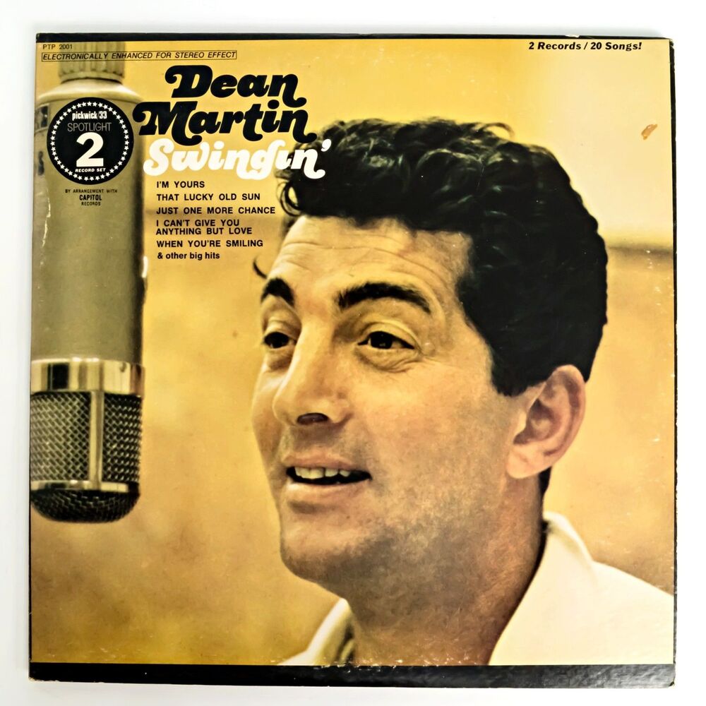 2LP set - Dean Martin - Swingin' - Pickwick PTP 2001 - Capitol Records